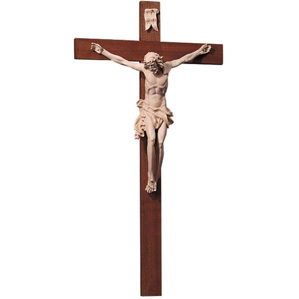 Crocifisso di Boemia croce L. 72 cm - colorato