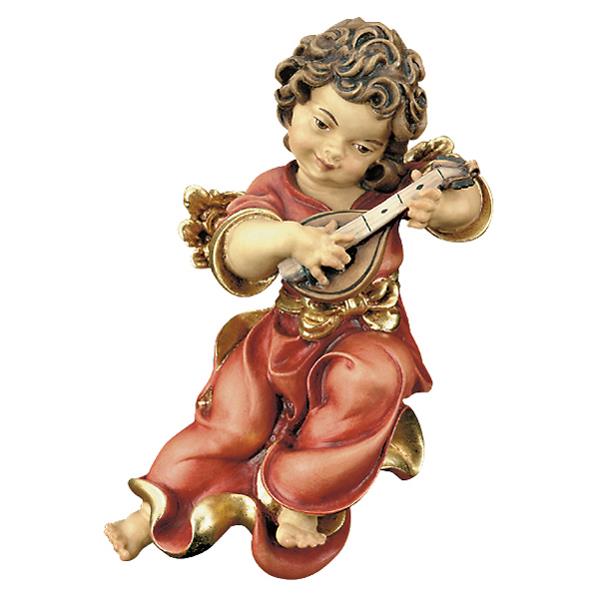 Angelo barocco con mandolino - colorato
