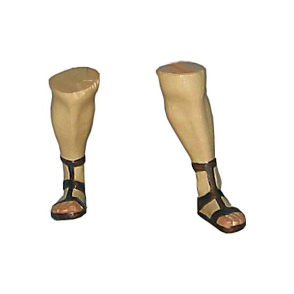 Piedi con sandali romani - colorato