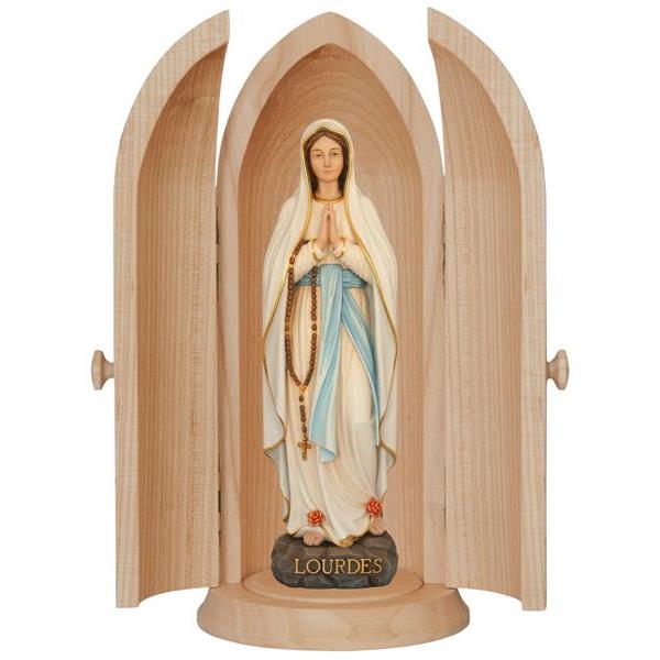 Nicchia con Madonna di Lourdes - colorato