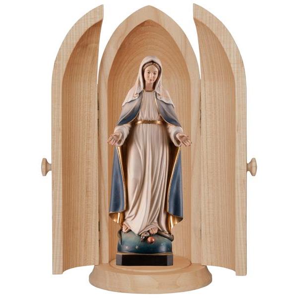 Nicchia con Madonna Immaculata Miracolosa - colorato