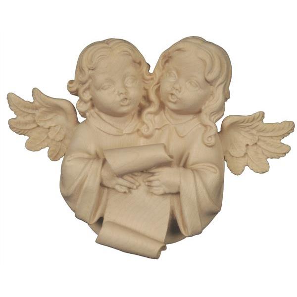 Angeli in coppia legno - naturale