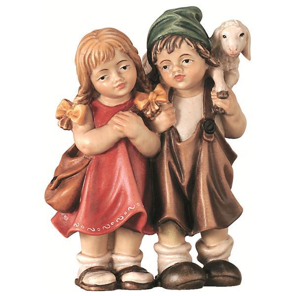 Bambini con agnello - colorato