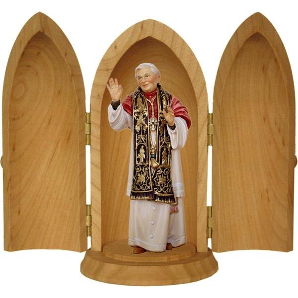 Papa Benedetto XVI nella nicchia - colorato