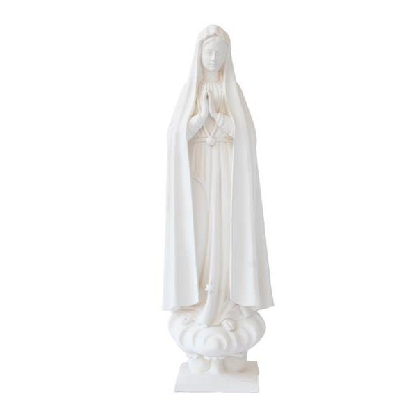 Madonna di Fatima Fiberglas - naturale