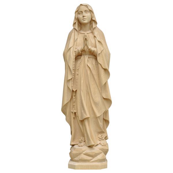 Madonna di Lourdes - Legno di tiglio scolpito - naturale