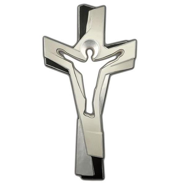 Croce della Passione Argento bianco nero - antico
