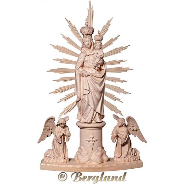 Nostra Signora del Pilar con angeli - naturale