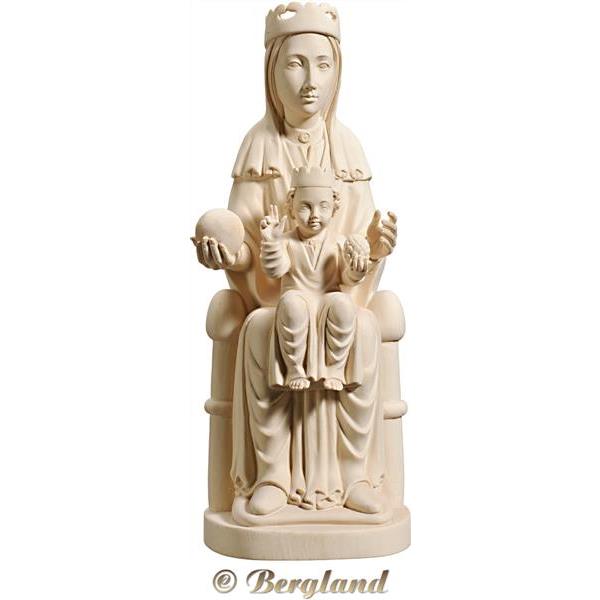 Madonna romanica seduta con Bambino - naturale