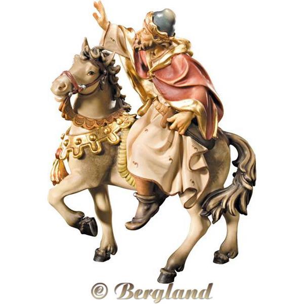 Re Mago a cavallo (senza base) - colorato